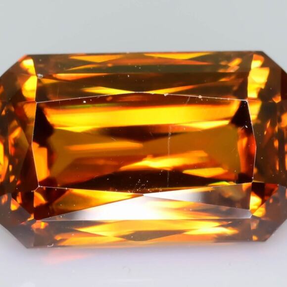 6.7 Carat Genuine Honey Zircon! - Picture 1 of 12